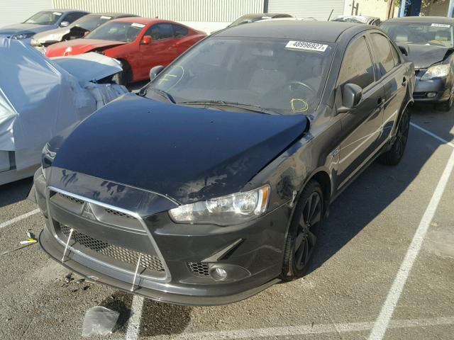 JA32U8FW3FU015678 - 2015 MITSUBISHI LANCER GT BLACK photo 2