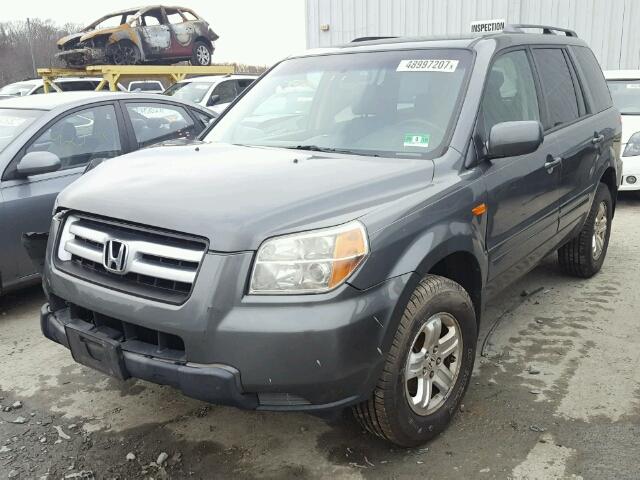 5FNYF18288B052101 - 2008 HONDA PILOT VP GRAY photo 2