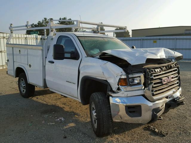 1GD01XEG6FZ133678 - 2015 GMC SIERRA C25 WHITE photo 1