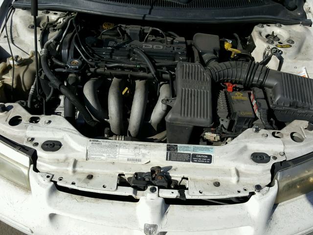 1B3EJ46X1XN696266 - 1999 DODGE STRATUS WHITE photo 7