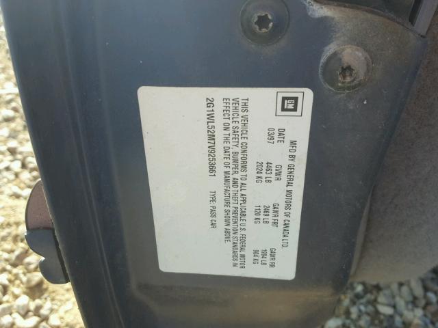 2G1WL52M7V9253661 - 1997 CHEVROLET LUMINA BAS ლურჯი ფოტო 10