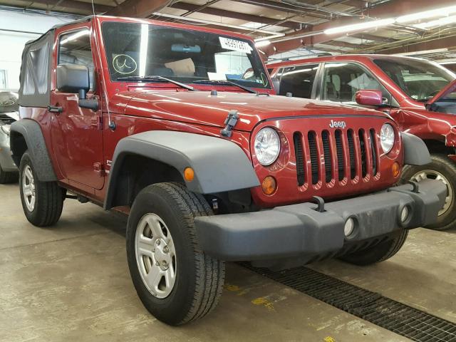 1C4AJWAG5CL151077 - 2012 JEEP WRANGLER S RED photo 1