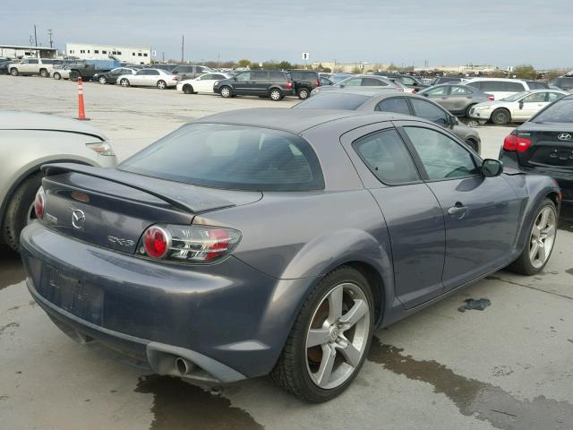 JM1FE173370210619 - 2007 MAZDA RX8 CHARCOAL photo 4