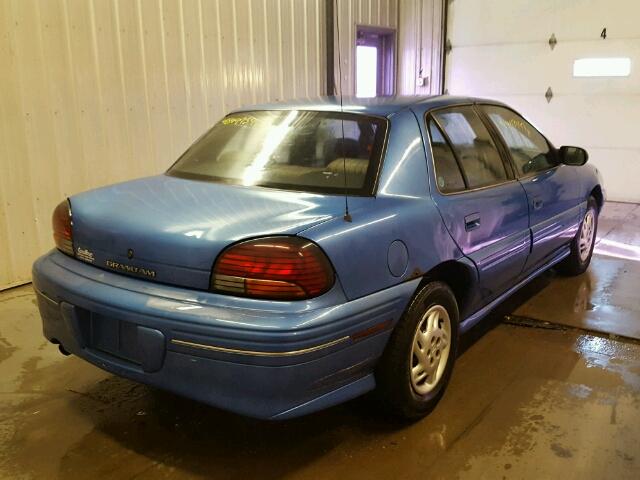 1G2NE52T0TC776034 - 1996 PONTIAC GRAND AM S 蓝色 照片 4