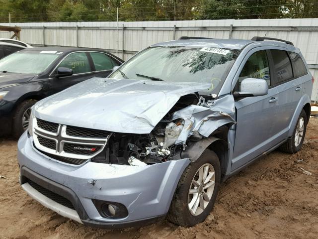 3C4PDCBB0DT723343 - 2013 DODGE JOURNEY SX BLUE photo 2