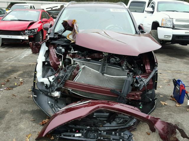 2HKRM3H70FH556657 - 2015 HONDA CR-V EXL RED photo 9