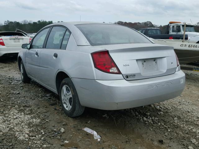 1G8AG52F44Z186457 - 2004 SATURN ION LEVEL SILVER photo 3