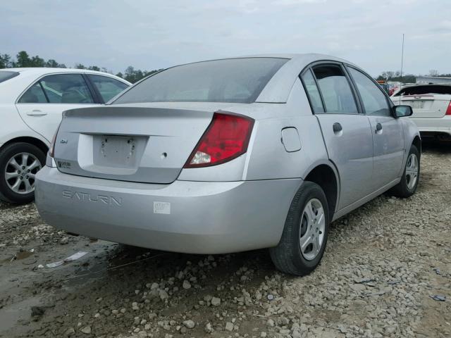 1G8AG52F44Z186457 - 2004 SATURN ION LEVEL SILVER photo 4