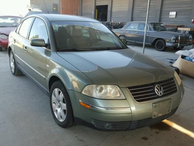 WVWRH63B53P384255 - 2003 VOLKSWAGEN PASSAT GLX GREEN photo 1