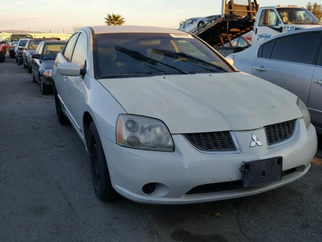 4A3AB36F24E121856 - 2004 MITSUBISHI GALANT ES WHITE photo 1