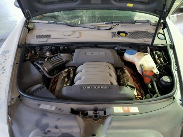 WAUAH74F77N090925 - 2007 AUDI A6 3.2 GRAY photo 7