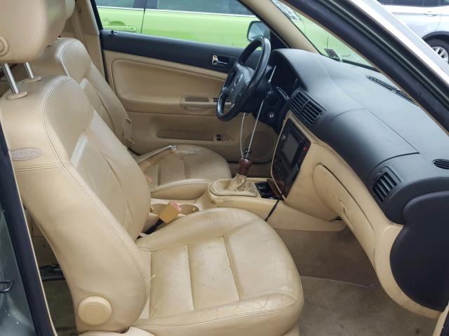 WVWRH63B83P113416 - 2003 VOLKSWAGEN PASSAT GLX GREEN photo 5