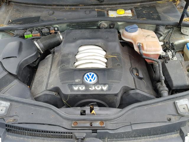 WVWRH63B83P113416 - 2003 VOLKSWAGEN PASSAT GLX GREEN photo 7