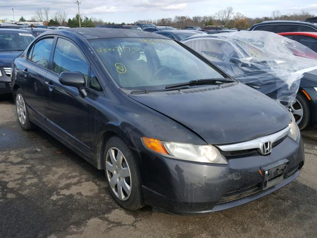 2HGFA16537H511595 - 2007 HONDA CIVIC LX BLACK photo 1