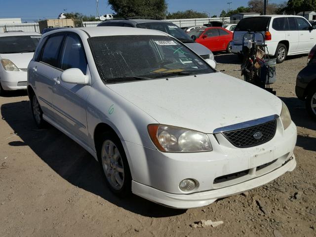 KNAFE162855141609 - 2005 KIA SPECTRA5 WHITE photo 1