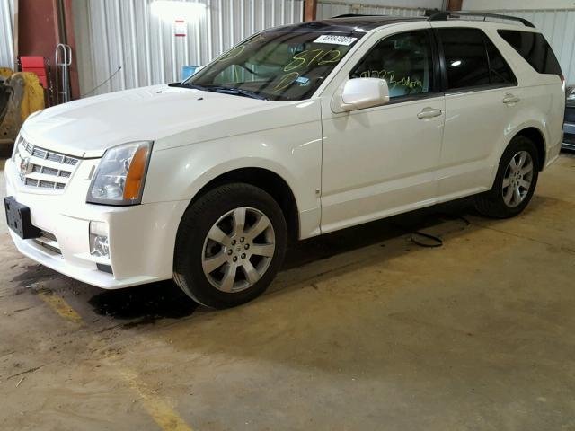 1GYEE23A680198712 - 2008 CADILLAC SRX WHITE photo 2