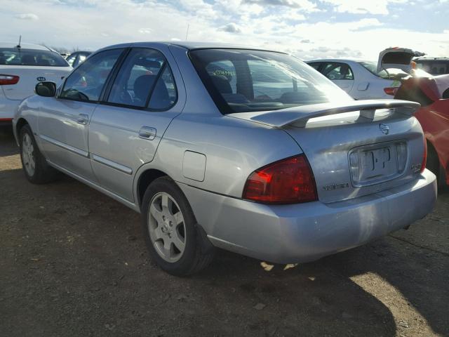 3N1CB51D26L617713 - 2006 NISSAN SENTRA 1.8 SILVER photo 3