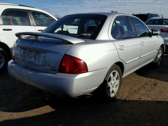 3N1CB51D26L617713 - 2006 NISSAN SENTRA 1.8 SILVER photo 4