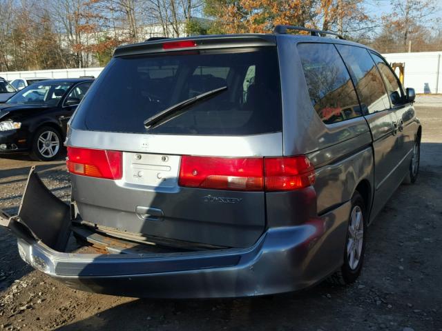 2HKRL1869YH543987 - 2000 HONDA ODYSSEY EX GRAY photo 4