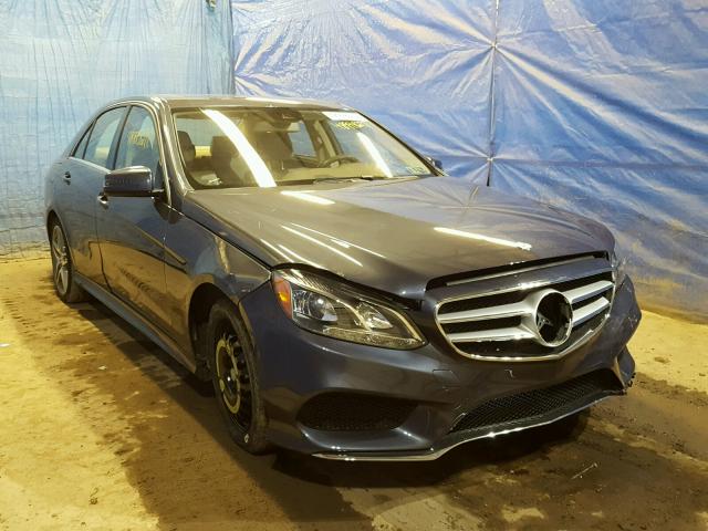 WDDHF8JB3EB044267 - 2014 MERCEDES-BENZ E 350 4MAT BLUE photo 1