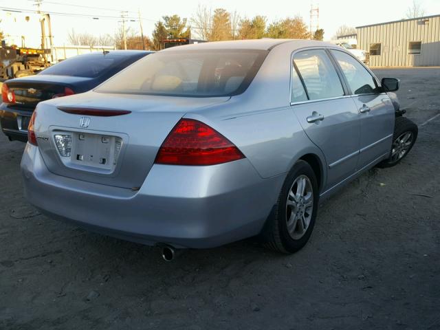 1HGCM56716A175994 - 2006 HONDA ACCORD EX SILVER photo 4