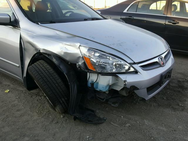 1HGCM56716A175994 - 2006 HONDA ACCORD EX SILVER photo 9