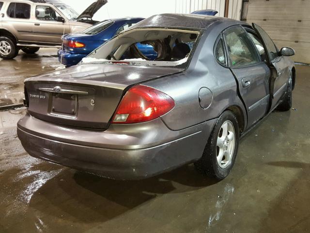 1FAFP55U72G230259 - 2002 FORD TAURUS SES GRAY photo 4