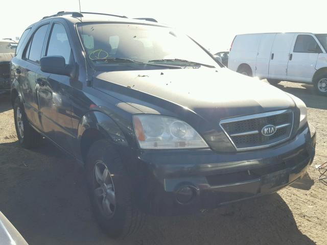 KNDJC733X65555169 - 2006 KIA SORENTO EX BLACK photo 1