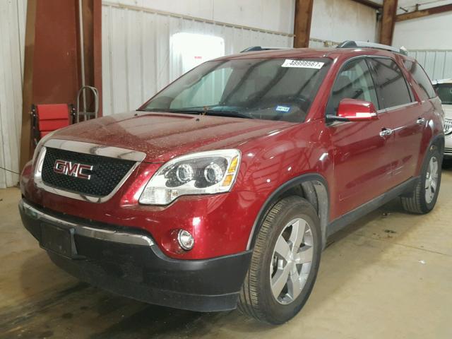 1GKKRRED8BJ326371 - 2011 GMC ACADIA SLT MAROON photo 2