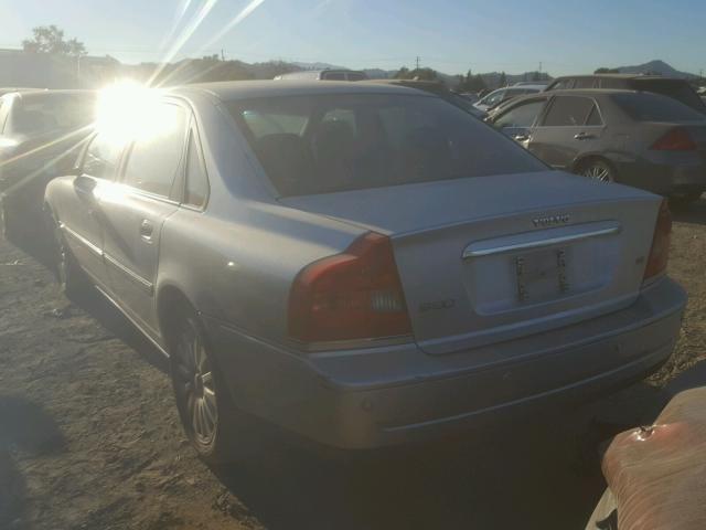 YV1TS91ZX41342400 - 2004 VOLVO S80 T6 SILVER photo 3