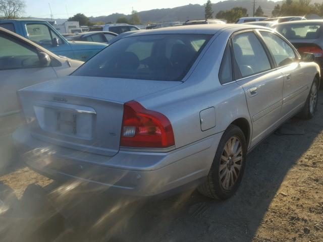 YV1TS91ZX41342400 - 2004 VOLVO S80 T6 SILVER photo 4