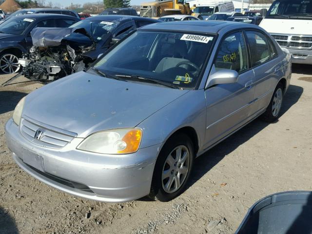 2HGES26753H503072 - 2003 HONDA CIVIC EX SILVER photo 2