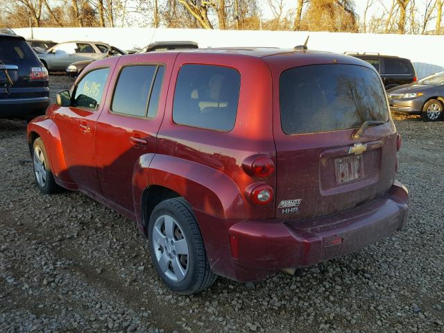 3GNCA13D28S711600 - 2008 CHEVROLET HHR LS MAROON photo 3