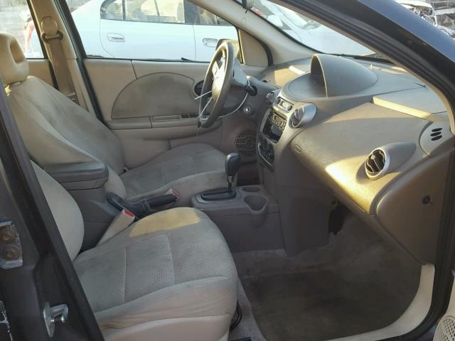 1G8AJ52F75Z101002 - 2005 SATURN ION LEVEL შავი ფოტო 5