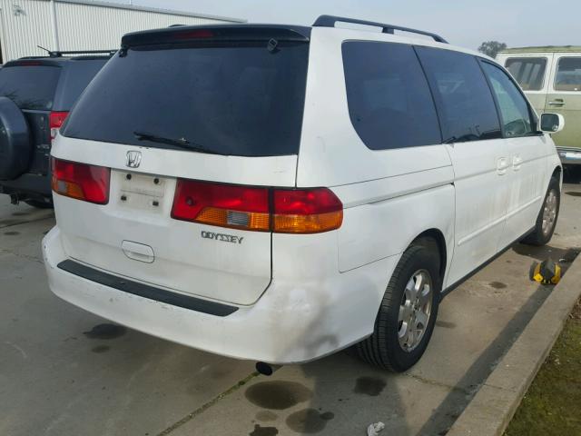 5FNRL18914B114491 - 2004 HONDA ODYSSEY EX WHITE photo 4