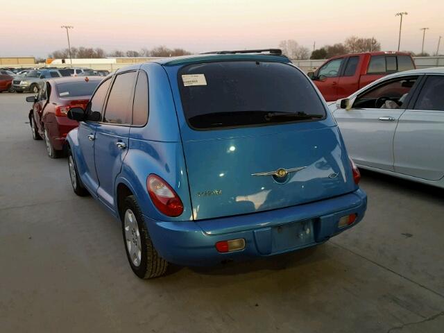 3A8FY48B68T126662 - 2008 CHRYSLER PT CRUISER BLUE photo 3