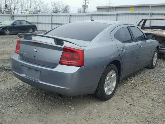 2B3KA43G47H781019 - 2007 DODGE CHARGER SE GRAY photo 4