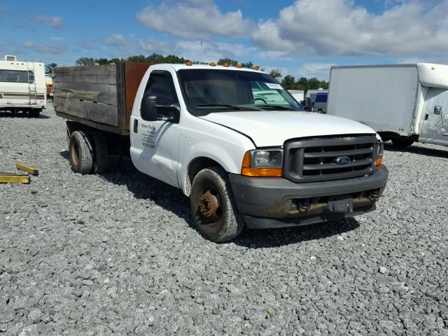 1FDWF36S71EC97934 - 2001 FORD DUMP TRUCK WHITE photo 1