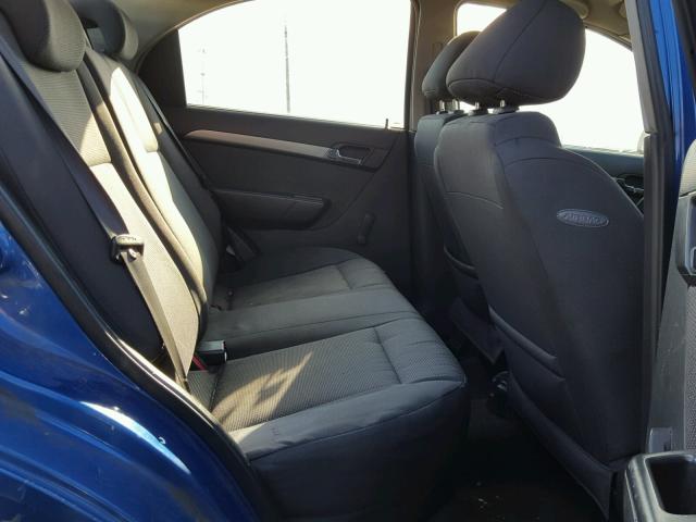 KL1TD56648B042074 - 2008 CHEVROLET AVEO BASE ლურჯი ფოტო 6