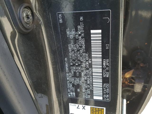 JTLKT334064109628 - 2006 TOYOTA SCION XB Жасыл фото 10