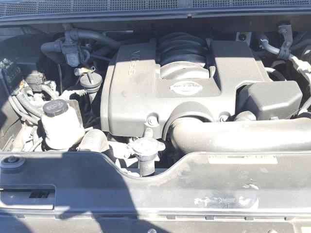 5N1AA08B55N722612 - 2005 NISSAN ARMADA SE WHITE photo 7