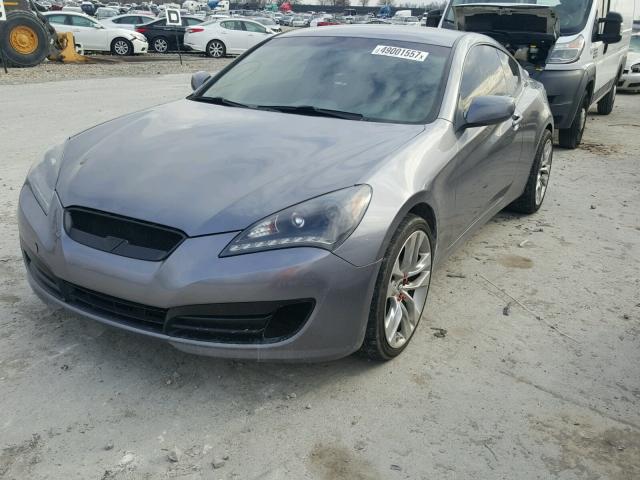 KMHHT6KD3BU059404 - 2011 HYUNDAI GENESIS CO GRAY photo 2