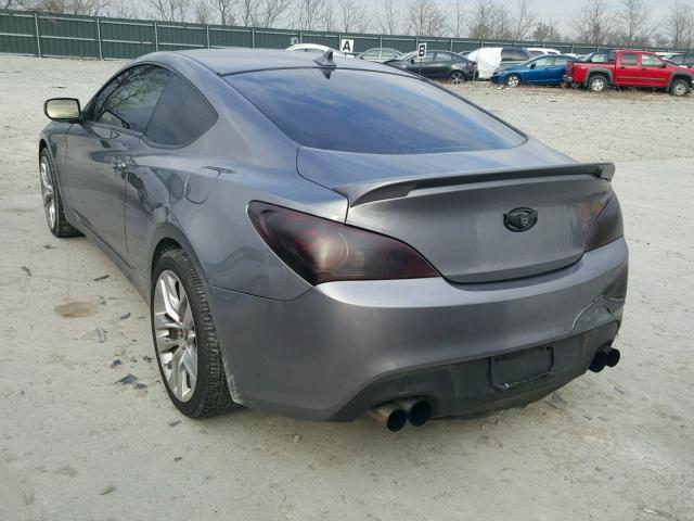 KMHHT6KD3BU059404 - 2011 HYUNDAI GENESIS CO GRAY photo 3