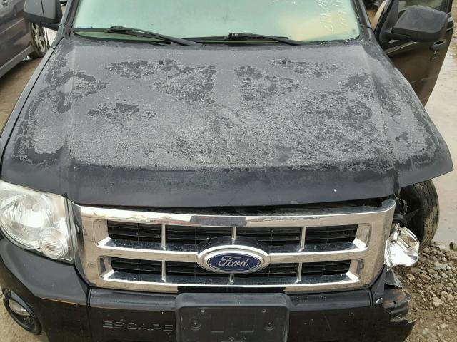 1FMCU93198KC23739 - 2008 FORD ESCAPE XLT BLACK photo 7