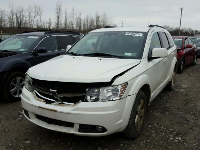 3D4PG5FV1AT146991 - 2010 DODGE JOURNEY SX WHITE photo 2