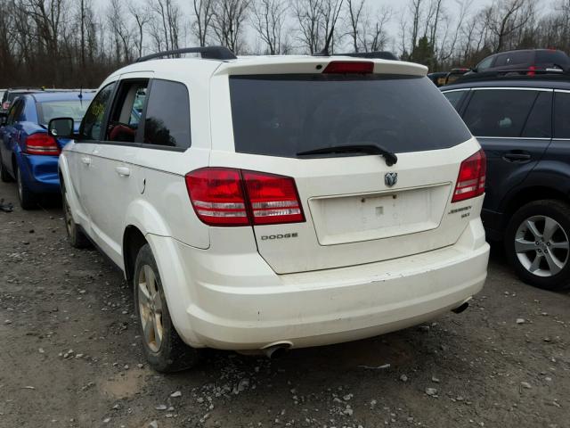 3D4PG5FV1AT146991 - 2010 DODGE JOURNEY SX WHITE photo 3