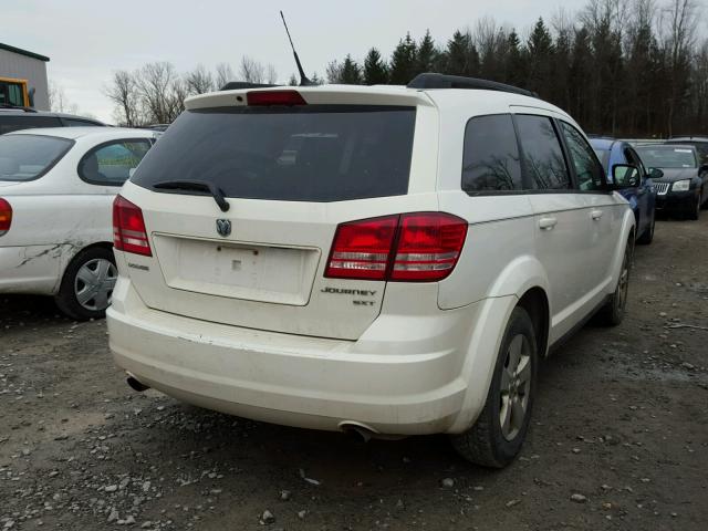 3D4PG5FV1AT146991 - 2010 DODGE JOURNEY SX WHITE photo 4