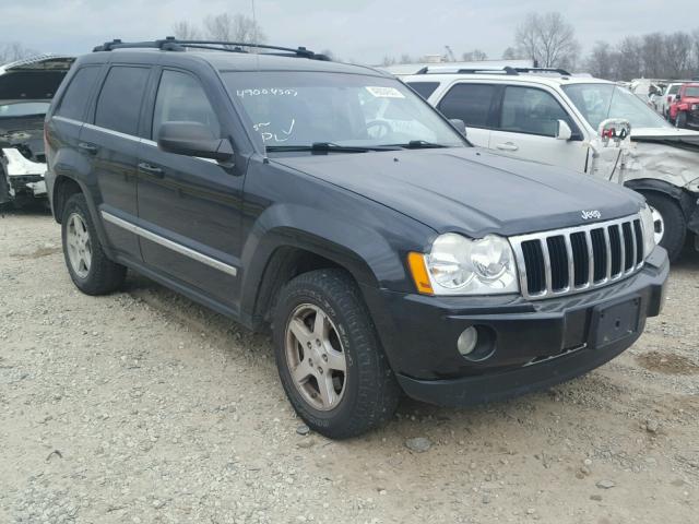 1J4HR58N35C546006 - 2005 JEEP GRAND CHER BLACK photo 1