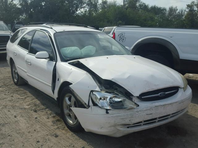 1FAFP58271A238292 - 2001 FORD TAURUS SE WHITE photo 1