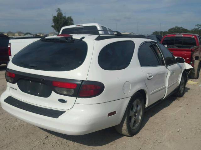 1FAFP58271A238292 - 2001 FORD TAURUS SE WHITE photo 4